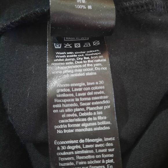 Miss Selfridge Petite Black & White Pattern Elasic Neckline Detail Size 4 NWT - Picture 6 of 8